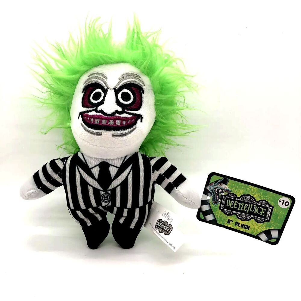 Ruz Beetlejuice Plush Stuffed Soft Toy 8" New With Tag